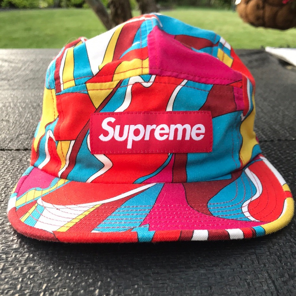 Supreme Abstract Camp Cap S/S ‘16 strapback hat